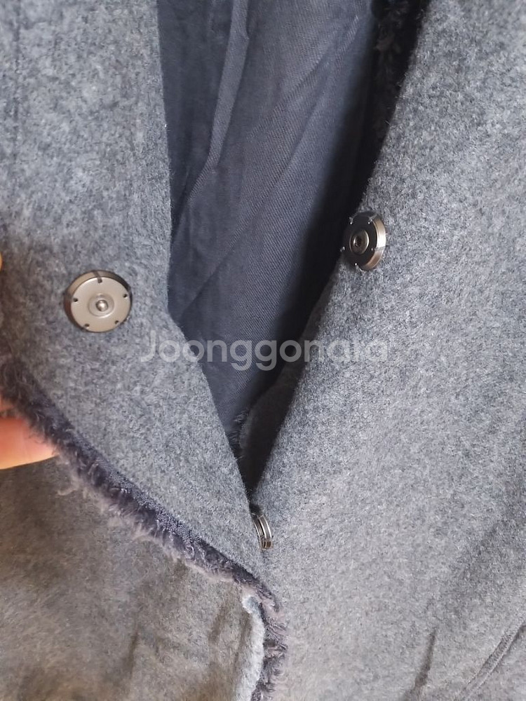 여성 마인 간절기.봄 모직.실크 코트 (박시90-95)--3