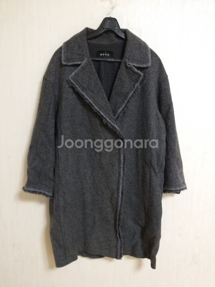 여성 마인 간절기.봄 모직.실크 코트 (박시90-95)--9