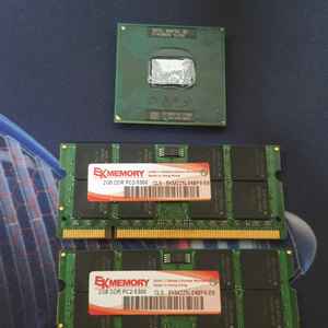 인텔 T9300 CPU, DDR2 2GB x2 RAM