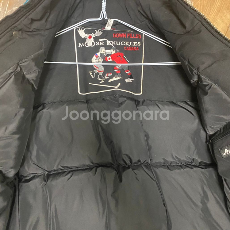 무스너클 스틸링 롱패딩 남성L블랙(가격완전다운함)---2