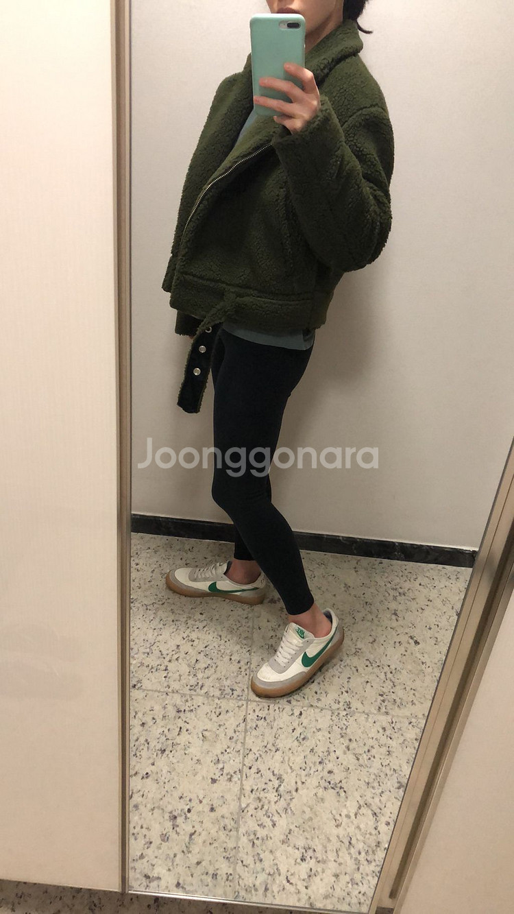 메종마르지엘라 MM6 여성 테디 자켓 36--5