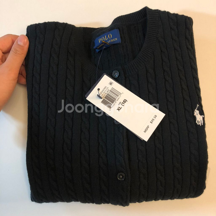 폴로 걸즈 가디건 xl 새상품--1