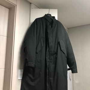 일꼬르소 카키 구스다운 M65 피쉬테일 롱야상 100