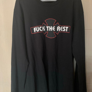 슈프림X인디펜던트 롱슬리브블랙(L)