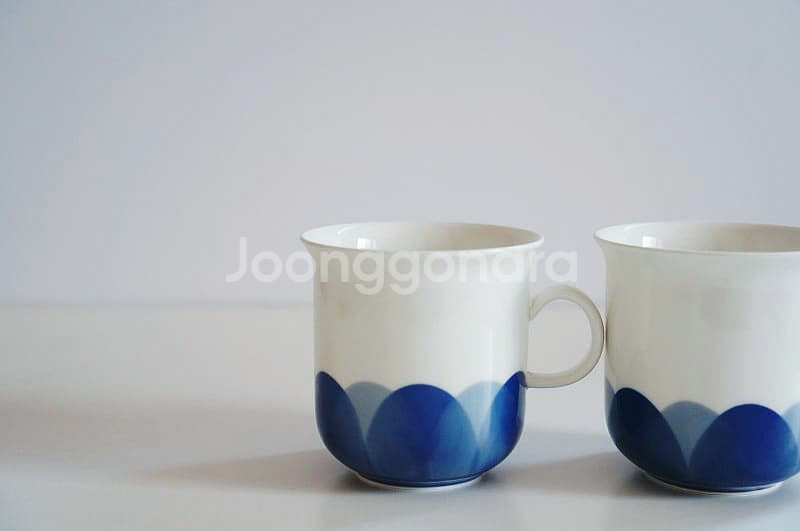 희귀템!보기드문 아라비아핀란드 푸다스!컵앤소서!북유럽--0