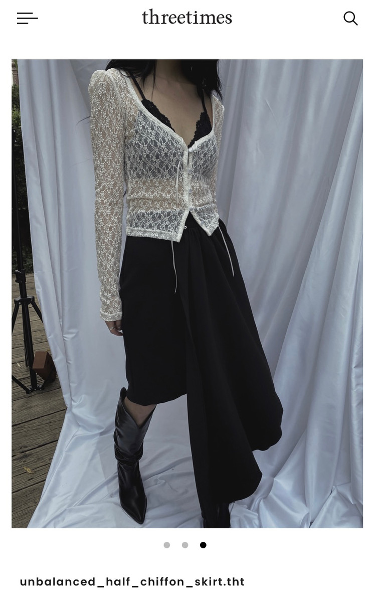 쓰리타임즈 메이드 원피스 치마 맨투맨 등 여러개 팔아요 이미지