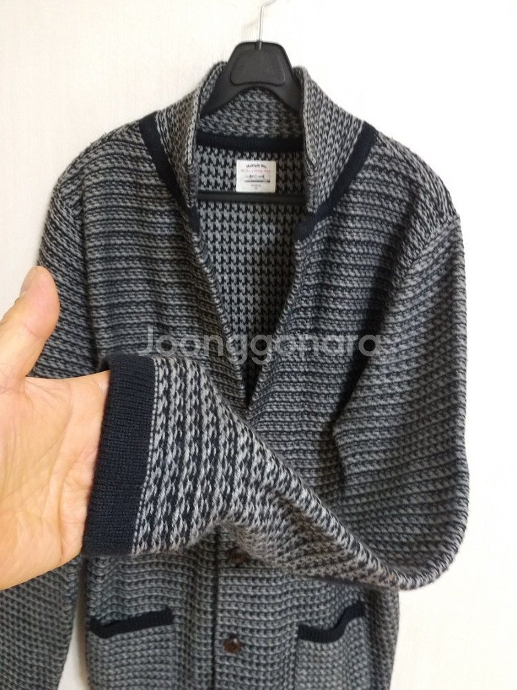 남성 마인드브릿지 봄.가을 캐주얼 니트자켓 (100)--2