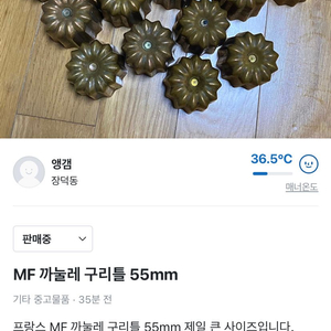 MF 까눌레 구리틀 55mm