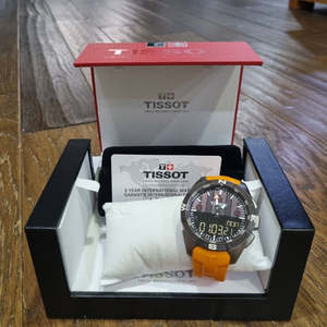 TISSOT 티쏘 스위스 한정판 시계+가죽 스트랩