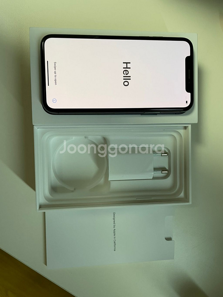 아이폰x 스페이스그레이 64기가 A급기계팝니다--9