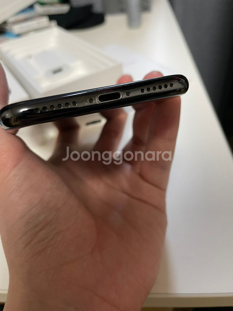 아이폰x 스페이스그레이 64기가 A급기계팝니다--5