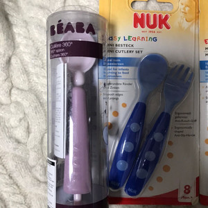 누크 베아바 아기 스푼 포크 새제품 개당 만원