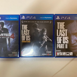 ps4 타이틀 라오어1,라오어2,언차티드4