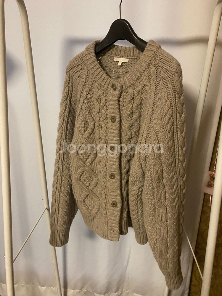 그로브스토어 20FW ARAN CARDIGAN--2