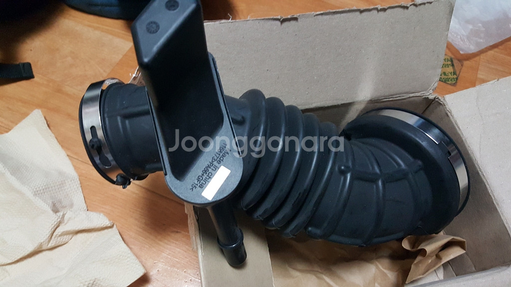 뉴말리브2,0터보차량 에어크리너 아웃넷덕트--3
