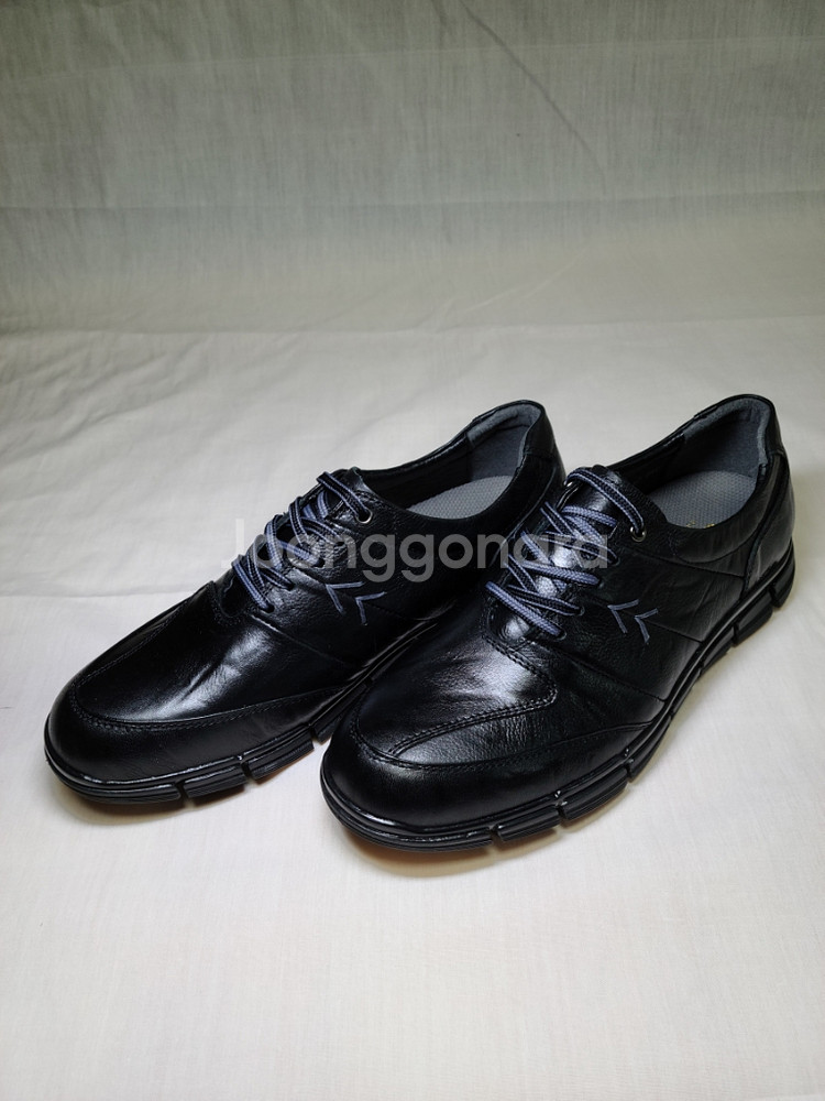 남성 소가죽 스니커즈 250mm--2