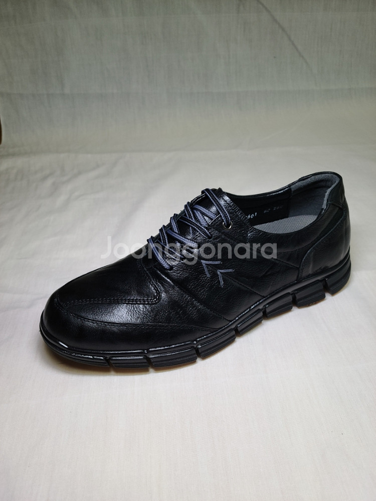 남성 소가죽 스니커즈 250mm--1