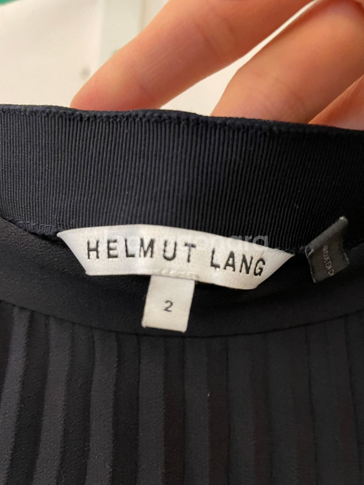 helmut lang 핼무트 랭 네이비 스커트 us--1