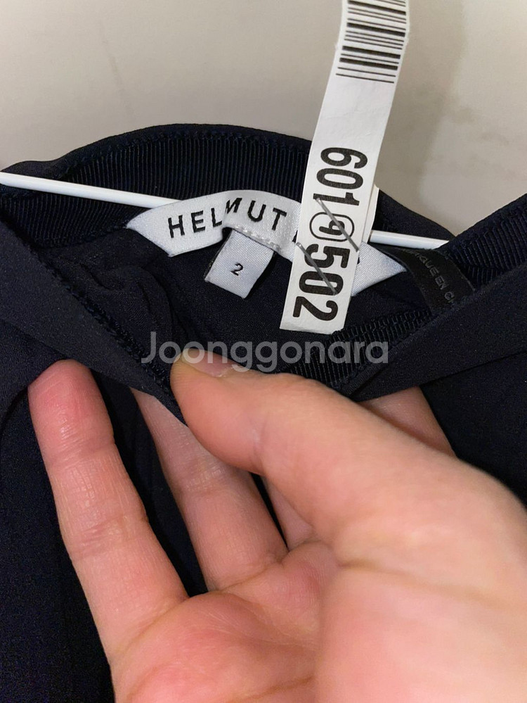 helmut lang 핼무트 랭 네이비 스커트 us--4