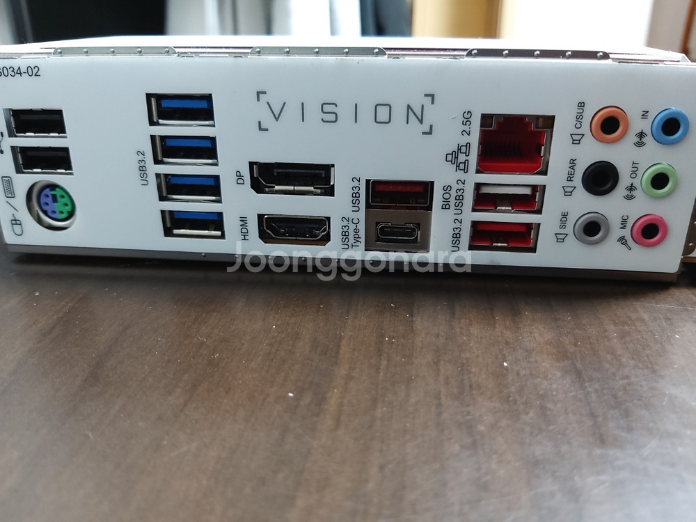 i7 10700 정품 + Z490 비전--5