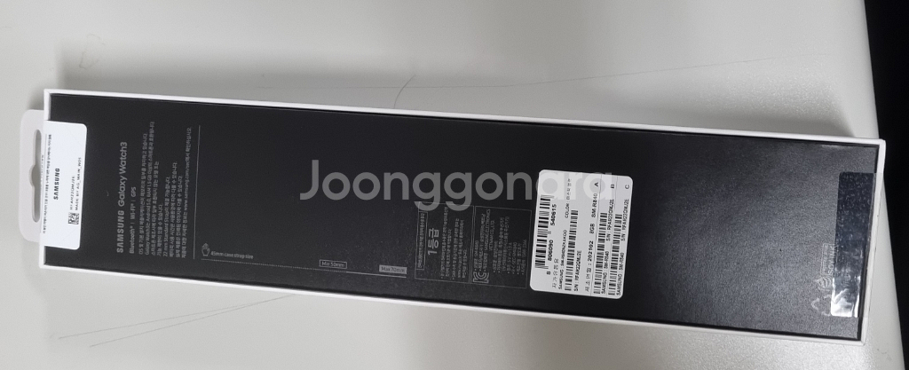 갤럭시 워치 3 45 mm wifi 블랙 미개봉--1