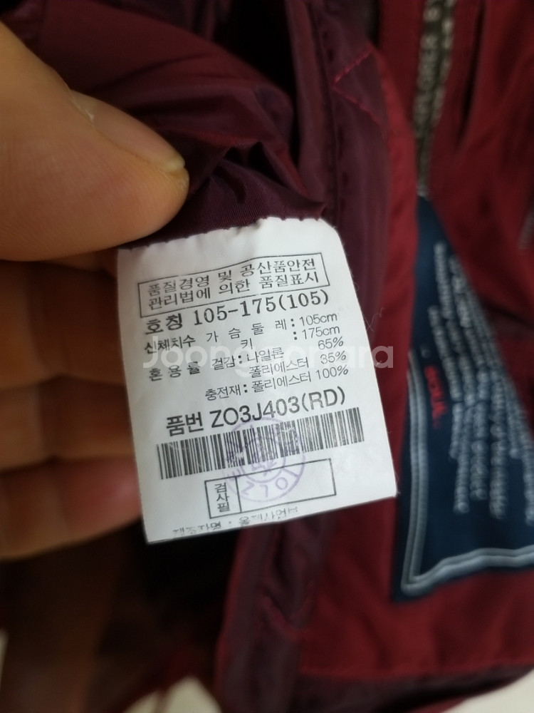 남성 올젠 내피.외피 캐주얼자켓 (105)--5