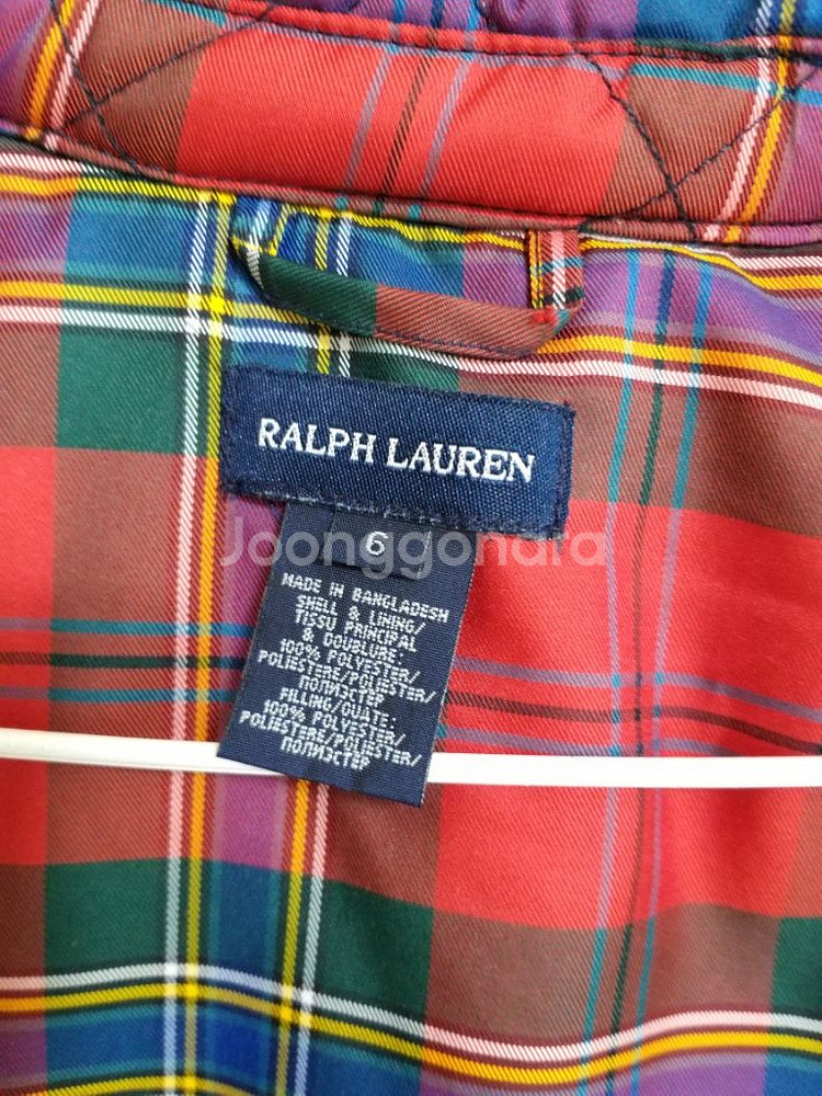 여아동 폴로랄프로렌 누빔자켓 (6T)--4