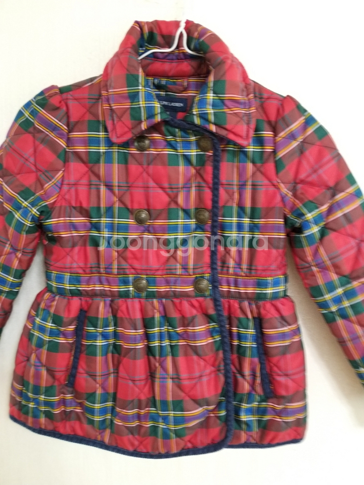 여아동 폴로랄프로렌 누빔자켓 (6T)--2