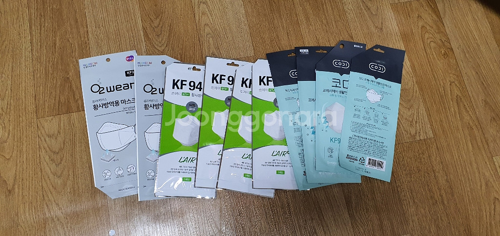 KF94대형마스크 70개 미개봉58개+옆에살짝자른12개--1
