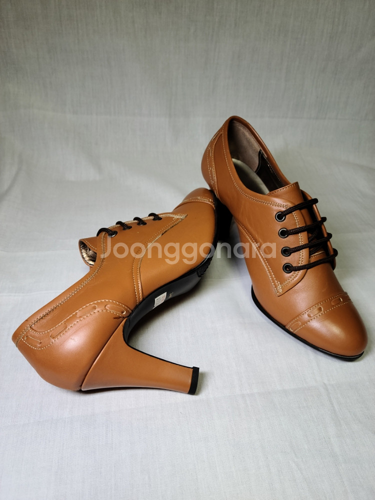 여성 소가죽 수제화 240mm--3