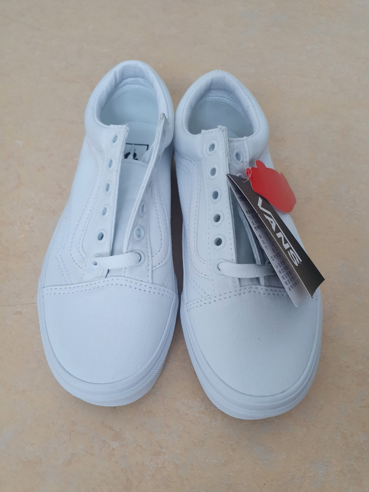 반스 올드스쿨 화이트 235--1