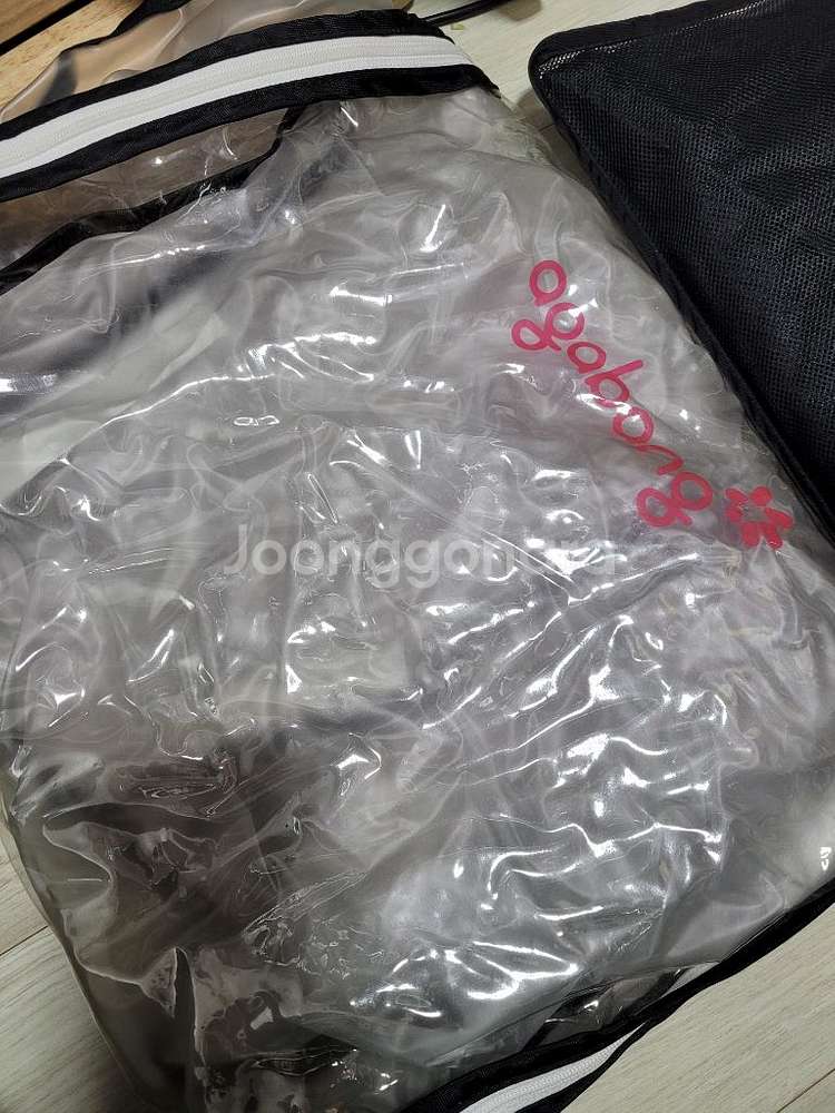 백효정아기띠버클형 리안유모차정품모기장 방한커버 팝니다--2