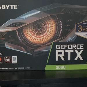 rtx3060 기가바이트 게이밍oc 12gb(미개봉)