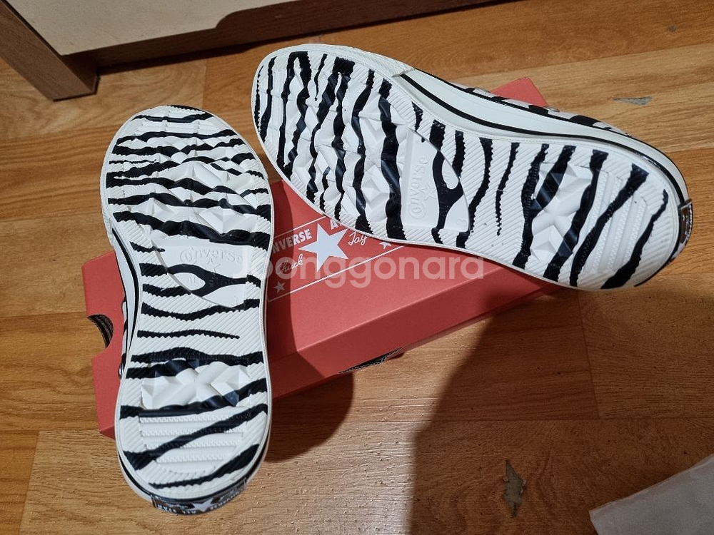 컨버스 척70 아카이브 프린트 220 (지브라,새상품)--2
