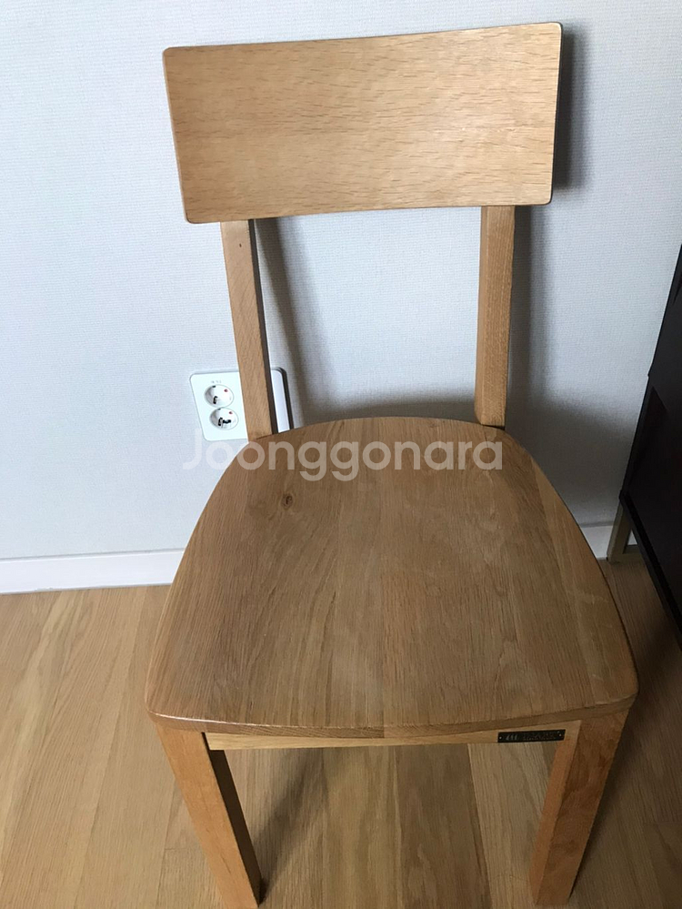 인아트 통원목 우드 원목의자 세덱 에스니 책상의자로 사--3