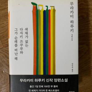 「도서」무라카미 하루키 장편소설 새책