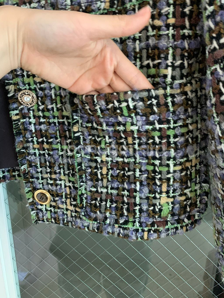 나무그림 트위드 자켓 (새옷)--4