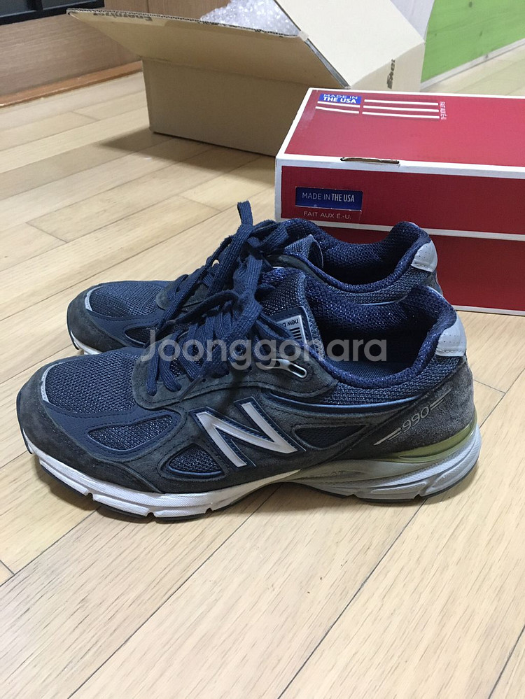뉴발란스 990 v4 네이비 260--0