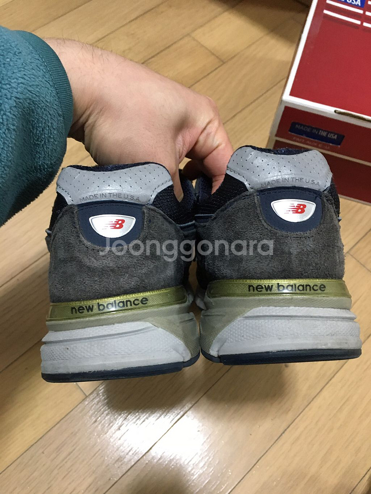 뉴발란스 990 v4 네이비 260--1
