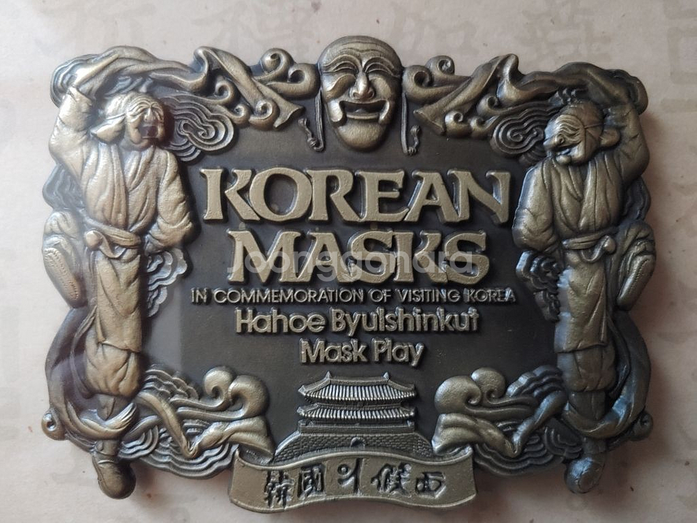 미니 하회탈 모음 액자--2