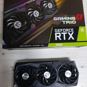 그래픽카드 RTX3080 MSI TRIO 트리오 팝니다