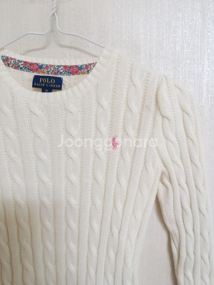 여아동 폴로랄프로렌 꽈베기 면니트 (6)--1