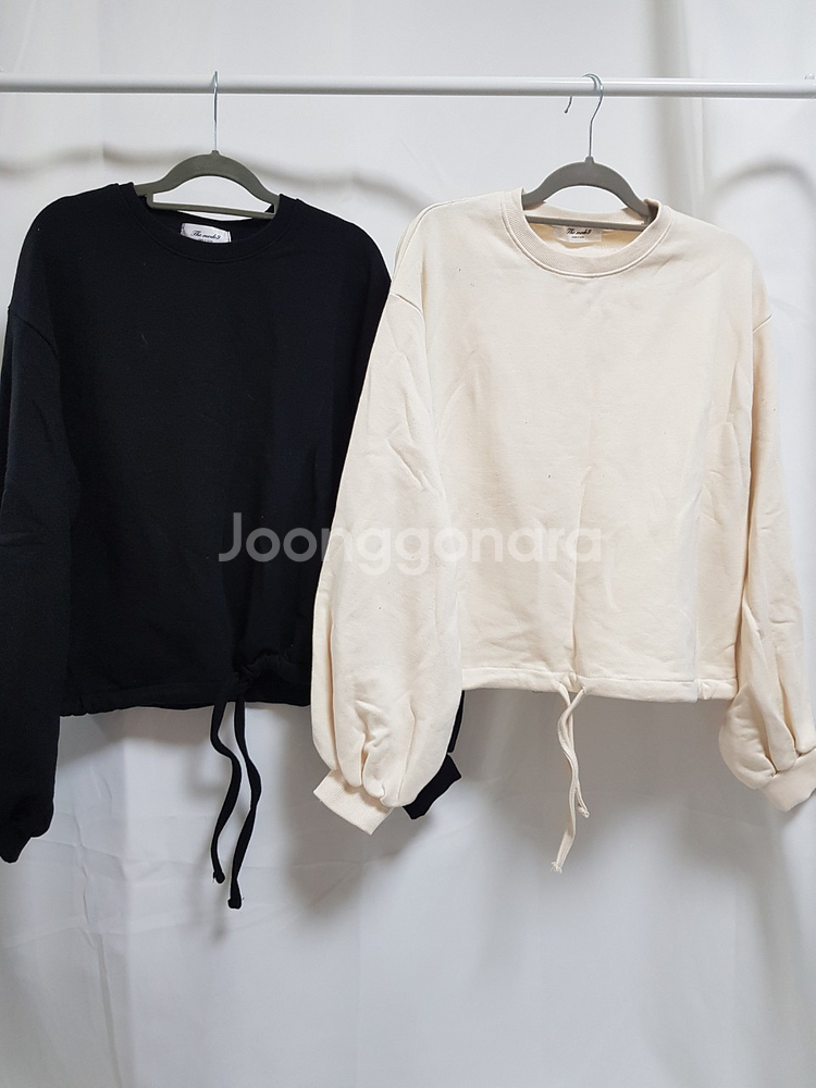 스트링 맨투맨 티셔츠(새상품)쭈리맨투맨--7