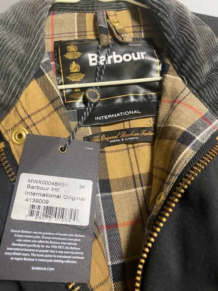 바버 인터네셔널 36사이즈 택달린상품--1