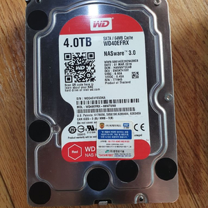 WD 하드 HDD red 4테라 4tb 나스용 NAS