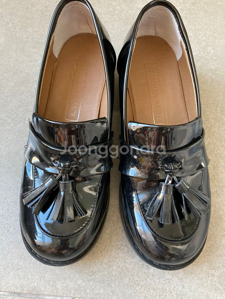 블랙 여성 로퍼 단화 225--0