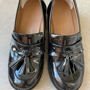 블랙 여성 로퍼 단화 225