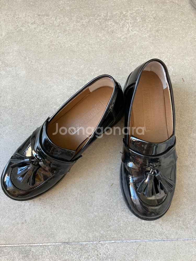 블랙 여성 로퍼 단화 225--1