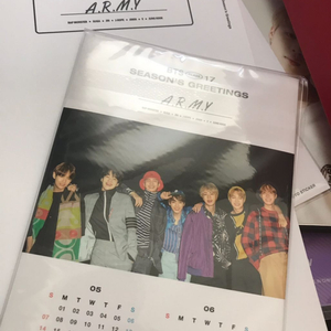 방탄 시즌그리팅 2017 남준 포카 풀박스 미사용품