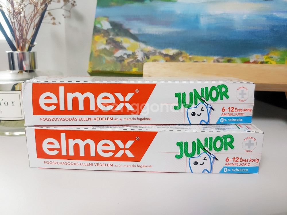 독일 엘멕스 주니어 치약, elmex junior 2개--0